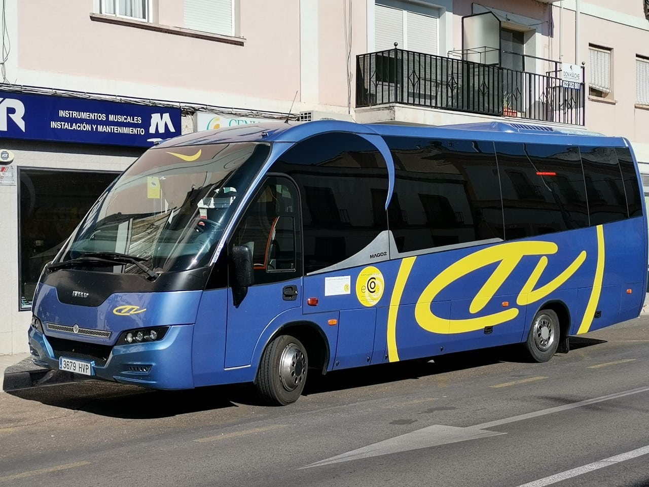 Autobuses en alquiler en Cáceres